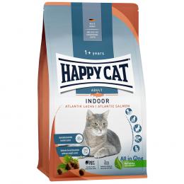 Happy Cat Indoor Atlantik-Lachs - Sparpaket: 2 x 4 kg