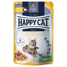 Happy Cat Pouch Meat in Sauce 12 x 85 g  - Land-Geflügel