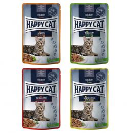 Happy Cat Pouch Meat in Sauce 12 x 85 g  - Mixpaket 2 (4 Sorten)