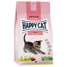 Happy Cat Young Kitten Land-Geflügel - Sparpaket: 2 x 4 kg