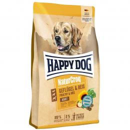 Happy Dog NaturCroq Geflügel pur und Reis 3x4kg