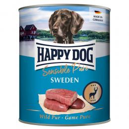 Angebot für Happy Dog Sensible Pure 6 x 800 g - Sweden (Wild Pur) - Kategorie Hund / Hundefutter nass / Happy Dog / Fleisch Pur.  Lieferzeit: 1-2 Tage -  jetzt kaufen.