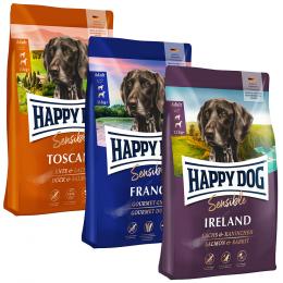 Happy Dog Supreme Kulinarische Weltreise 3 x 4 kg - Irland, Toscana, France