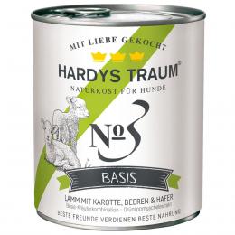 Hardys Traum Nassfutter Basis No. 3 Lamm 12x800g
