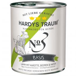 Hardys Traum Nassfutter Basis No. 3 Lamm 6x800g