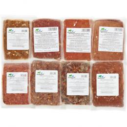 Haustierkost Fertigbarf Probierpaket für Hunde - 16 x 500 g