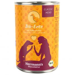 Herrmann's Classic Menü / Bio-Menü 6 x 400 g - Bio-Ente mit Bio-Süßkartoffeln