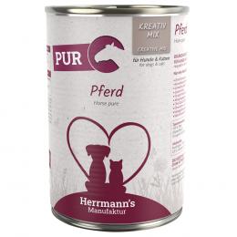 Herrmann´s Kreativ-Mix Reinfleisch / Bio-Reinfleisch 6 x 400 g - Bio-Pute