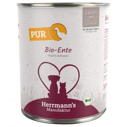 Herrmann's Reinfleisch / Bio-Reinfleisch 6 x 800 g - Bio-Ente