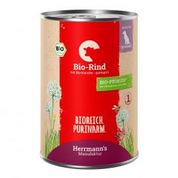 Herrmann´s Selection Sensible 6 x 400 g - Bio-Rind mit Bio-Karotten