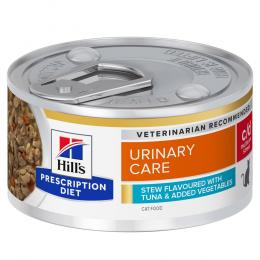 Hill's Prescription Diet c/d Multicare Stress Ragout mit Thunfisch & Gemüse - 24 x 82 g