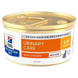 Hill's Prescription Diet c/d Urinary Care Mousse mit Huhn 12 x 85 g - Huhn (12 x 85 g)