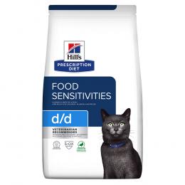 Angebot für Hill's Prescription Diet d/d Food Sensitivities mit Ente & grünen Erbsen - Sparpaket: 2 x 3 kg - Kategorie Katze / Katzenfutter trocken / Hill's Prescription Diet / Allergy & Skin Care.  Lieferzeit: 1-2 Tage -  jetzt kaufen.