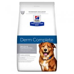 Hill’s Prescription Diet Derm Complete mit Reis & Ei - Sparpaket: 2 x 12 kg