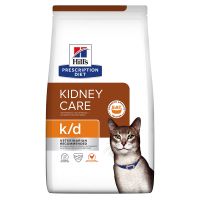 Hill's Prescription Diet k/d Kidney Care Trockenfutter für Katzen mit Huhn - 1,5 kg
