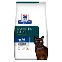 Hill's Prescription Diet m/d Diabetes Care Trockenfutter für Katzen mit Huhn - 1,5 kg