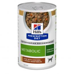 Hill's Prescription Diet Metabolic Ragout mit Huhn & Gemüse - 12 x 354 g