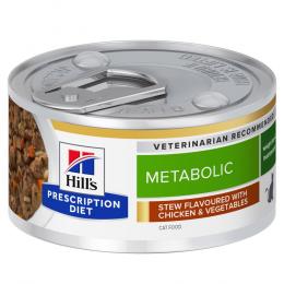 Hill’s Prescription Diet Metabolic Ragout mit Huhn - Sparpaket: 48 x 82 g