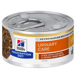 Hill's Prescription Diet zum Sonderpreis! - c/d Urinary Care mit Huhn & Gemüse (48 x 82 g)