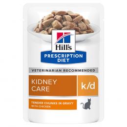 Hill's Prescription Diet zum Sonderpreis! - k/d Kidney Care mit Huhn (24 x 85 g)