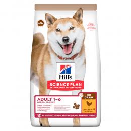 Angebot für Hill's Science Plan Adult 1-6 No Grain Medium mit Huhn - 14 kg - Kategorie Hund / Hundefutter trocken / Hill's Science Plan / No Grain.  Lieferzeit: 1-2 Tage -  jetzt kaufen.
