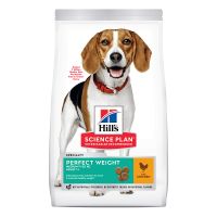 Angebot für Hill's Science Plan Adult 1+ Perfect Weight Medium mit Huhn - Sparpaket: 2 x 12 kg - Kategorie Hund / Hundefutter trocken / Hill's Science Plan / Hill's Perfect Weight.  Lieferzeit: 1-2 Tage -  jetzt kaufen.
