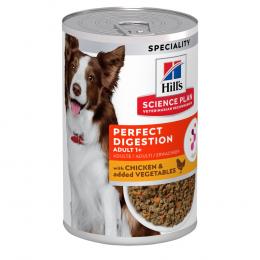 Hill's Science Plan Adult Perfect Digestion mit Huhn - 12 x 363 g