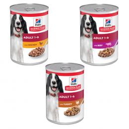 Hill's Science Plan Adult Ragout - Huhn, Truthahn, Rind (24 x 370 g)