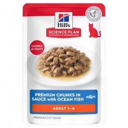 Hill's Science Plan Adult  - Sparpaket: Meeresfisch (24 x 85 g)