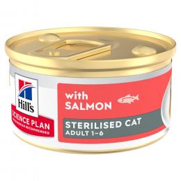 Hill's Science Plan Adult Sterilised Mousse - Lachs (12 x 85 g)