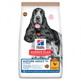 Angebot für Hill's Science Plan Mature Adult 7+ No Grain mit Huhn - Sparpaket: 2 x 14 kg - Kategorie Hund / Hundefutter trocken / Hill's Science Plan / No Grain.  Lieferzeit: 1-2 Tage -  jetzt kaufen.