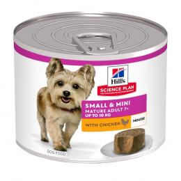 Angebot für Hill's Science Plan Mature Small & Mini Mousse - Huhn (24 x 200 g) - Kategorie Hund / Hundefutter nass / Hill’s Science Plan / -.  Lieferzeit: 1-2 Tage -  jetzt kaufen.