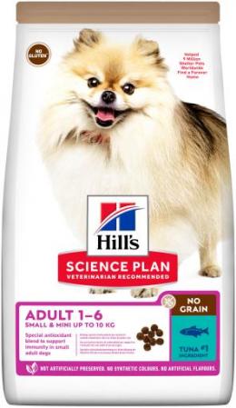 Hill's Science Plan No Grain Small / Mini Adult Mit Thunfisch 1,5 Kg