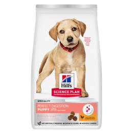 Hill's Science Plan Perfect Digestion Puppy Large mit Huhn & braunem Reis - 14,5 kg