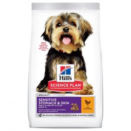 Hill's Science Plan Sensitive Stomach & Skin Adult 1+ Small & Mini mit Huhn - 1,5 kg