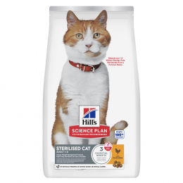 Hill's Science Plan Sterilised Cat Adult 1-6 Huhn - Sparpaket: 2 x 10 kg