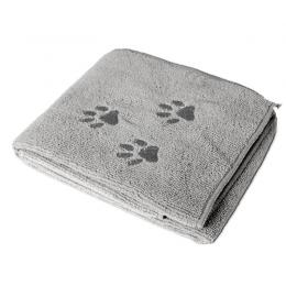 Hunde-Handtuch mit Pf�tchen - 80x50cm