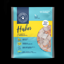 Hundefutter BARF - Huhn - Karotte und Süßkartoffel - Adult - getreidefrei, zuckerfrei - 1400g von Pets Deli