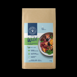 Hundefutter Sensitive trocken - Wild, Lachs - Süßkartoffel und Brombeere - Hypoallergen - Adult - getreidefrei, zuckerfrei - 12kg von Pets Deli