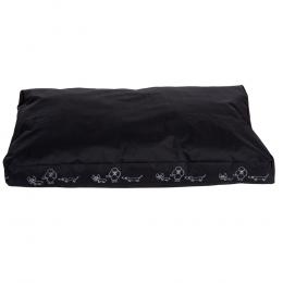 Hundekissen Silhouette schwarz - Größe L: L 120 x B 80 x H 8 cm