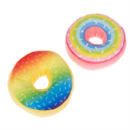Hundespielzeug Squeaky Donuts Set - 2er Pack: Ø 14 cm