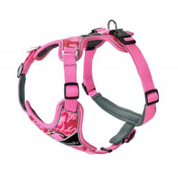 Hunter Geschirr Divo Camouflage rosa 45-56/S