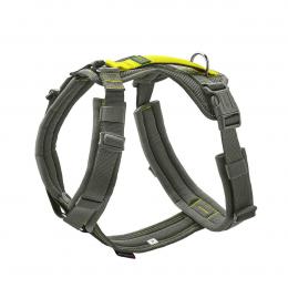 HUNTER Geschirr Maldon 3.0 dunkelgrau/gelb M
