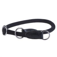 HUNTER Hundehalsband Freestyle, schwarz - Größe M: verstellbar bis max. 50 cm, Ø 10 mm