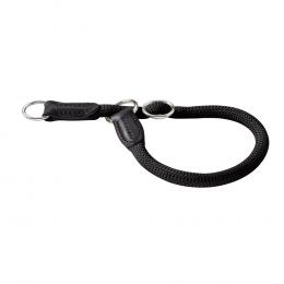 HUNTER Hundehalsband Freestyle, schwarz - Größe S - M: verstellbar bis max. 45 cm, Ø 10 mm