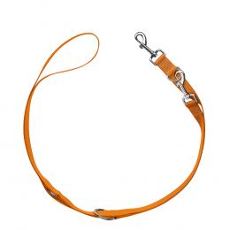HUNTER Set: Halsband London + Führleine London, orange - Vario Basic Größe S + Leine 200 cm, 10 mm