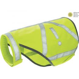 Hunter Warnweste für Hunde, Gr. M: 42-50 cm, 50-68 cm, Farbe: gelb