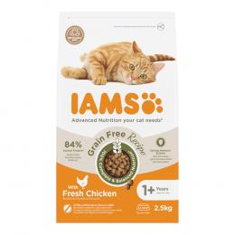 IAMS Advanced Nutrition Grain Free mit Huhn - Sparpaket: 2 x 2,5 kg