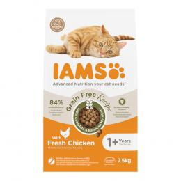 IAMS Advanced Nutrition Grain Free mit Huhn - Sparpaket: 2 x 7,5 kg
