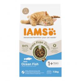 IAMS Advanced Nutrition Grain Free mit Seefisch - Sparpaket: 2 x 7,5 kg